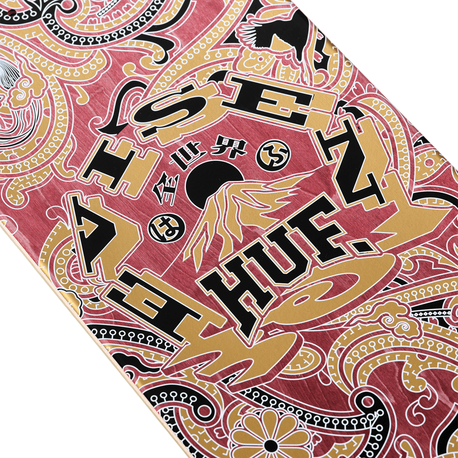 Huf x Evisen Paisley Deck Green