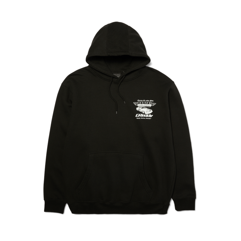 Huf x GReddy Body Works Pullover Hoodie Black
