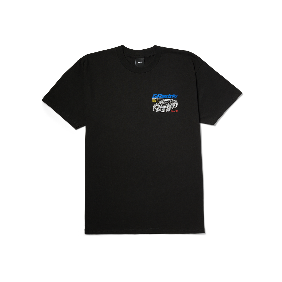 HUF x GReddy Diagram T-Shirt Black