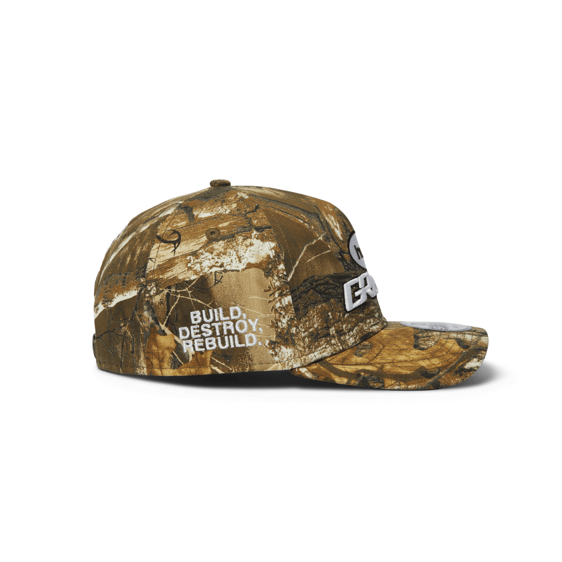Huf x GReddy New Era A Frame Hat Camo