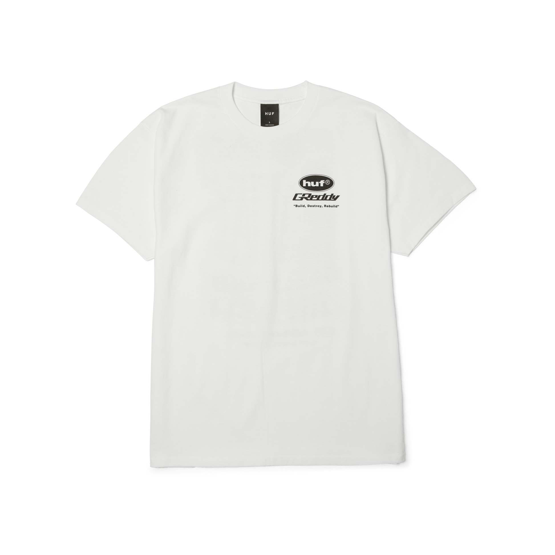 Huf x Greddy Parts T-Shirt White