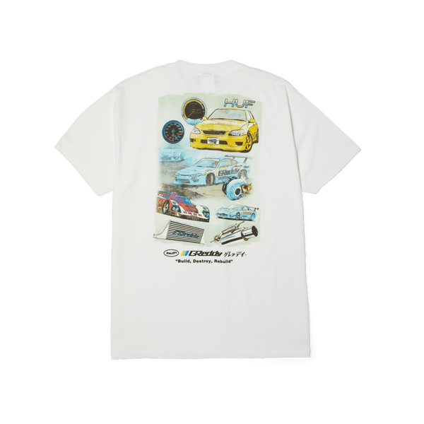 Huf Huf x Greddy Parts T-Shirt White