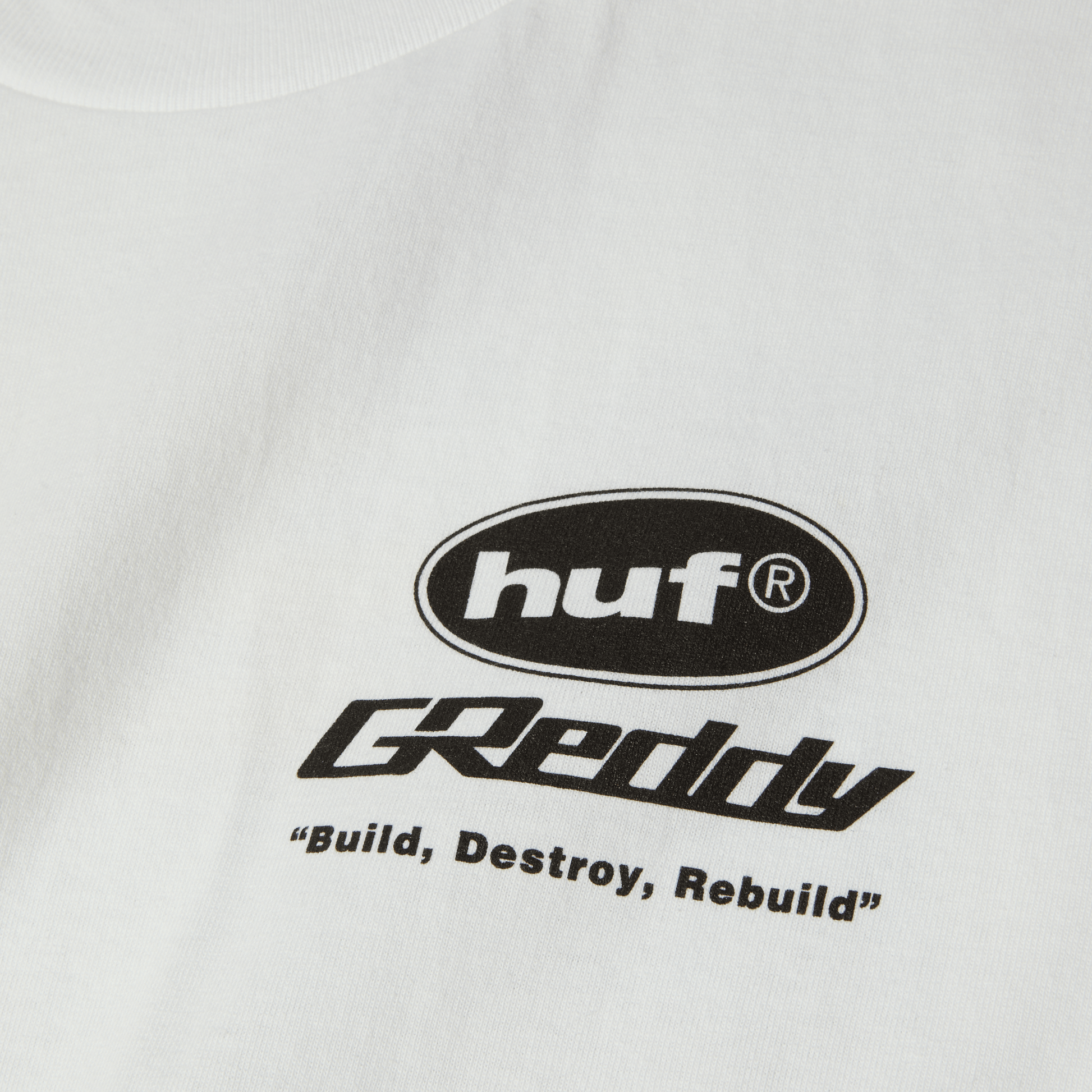 Huf x Greddy Parts T-Shirt White