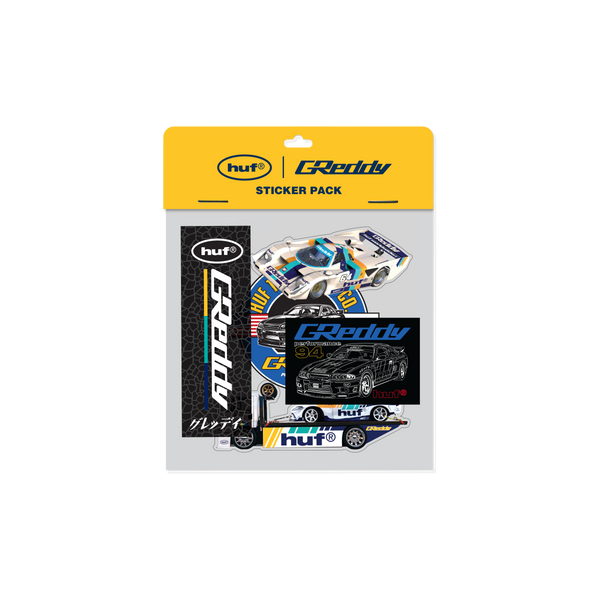 HUF x GReddy Sticker Pack Multi