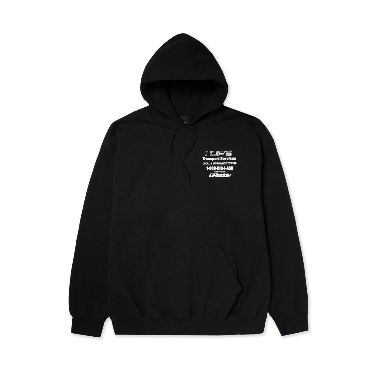HUF x GReddy Tow Pullover Hoodie Black
