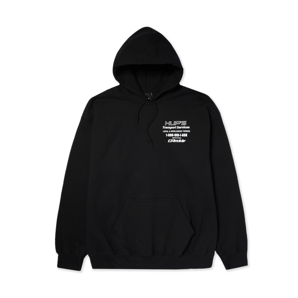 HUF x GReddy Tow Pullover Hoodie Black