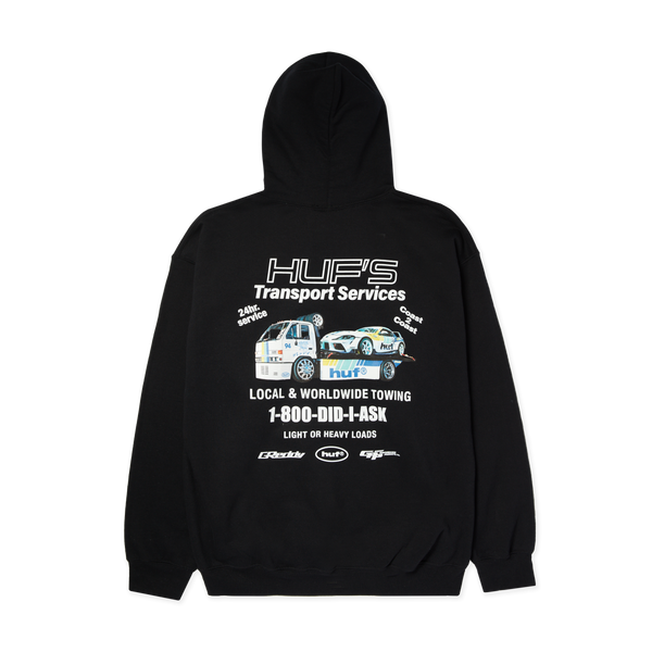 HUF x GReddy Tow Pullover Hoodie Black