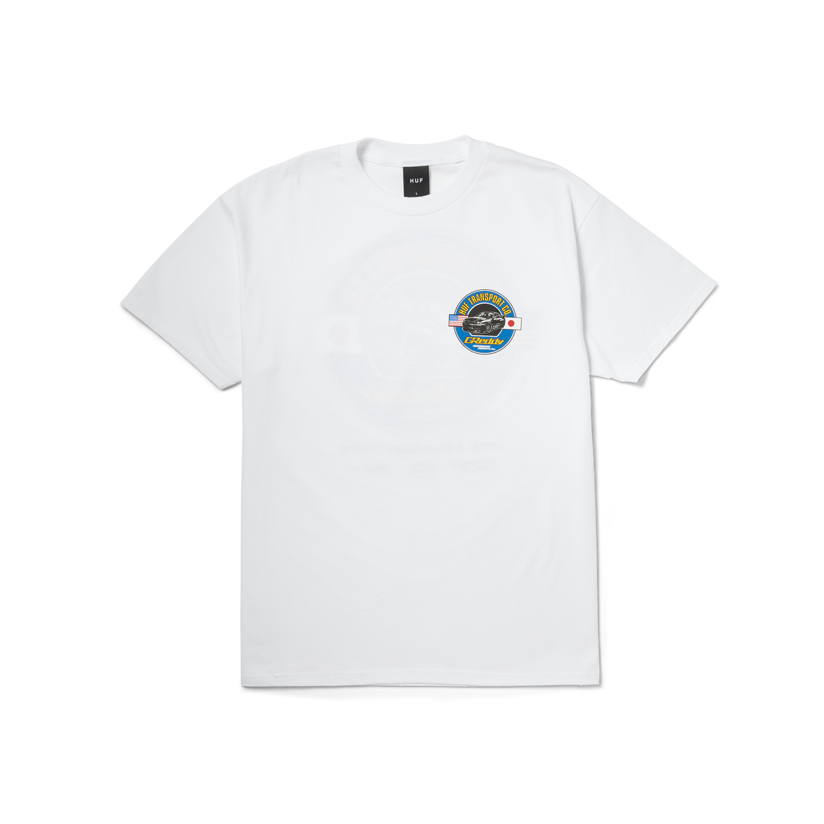 HUF x GReddy Transport T-Shirt White