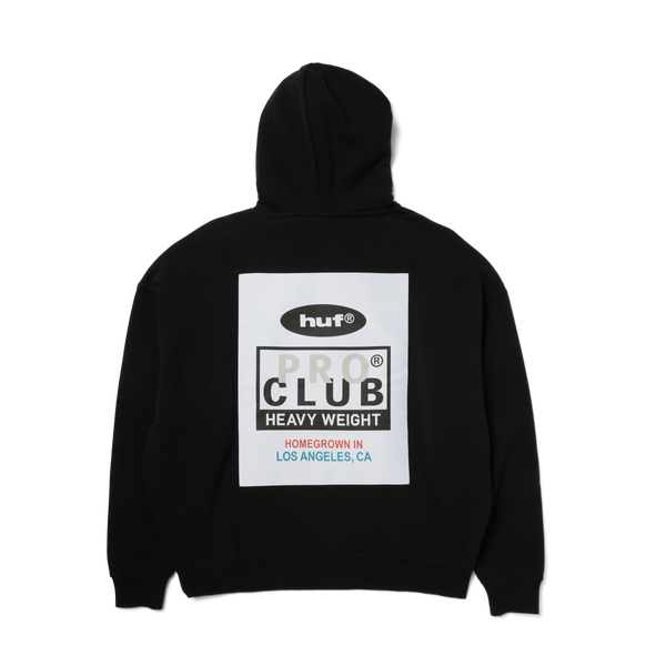 Huf x PROCLUB Heavyweight Hoodie Black