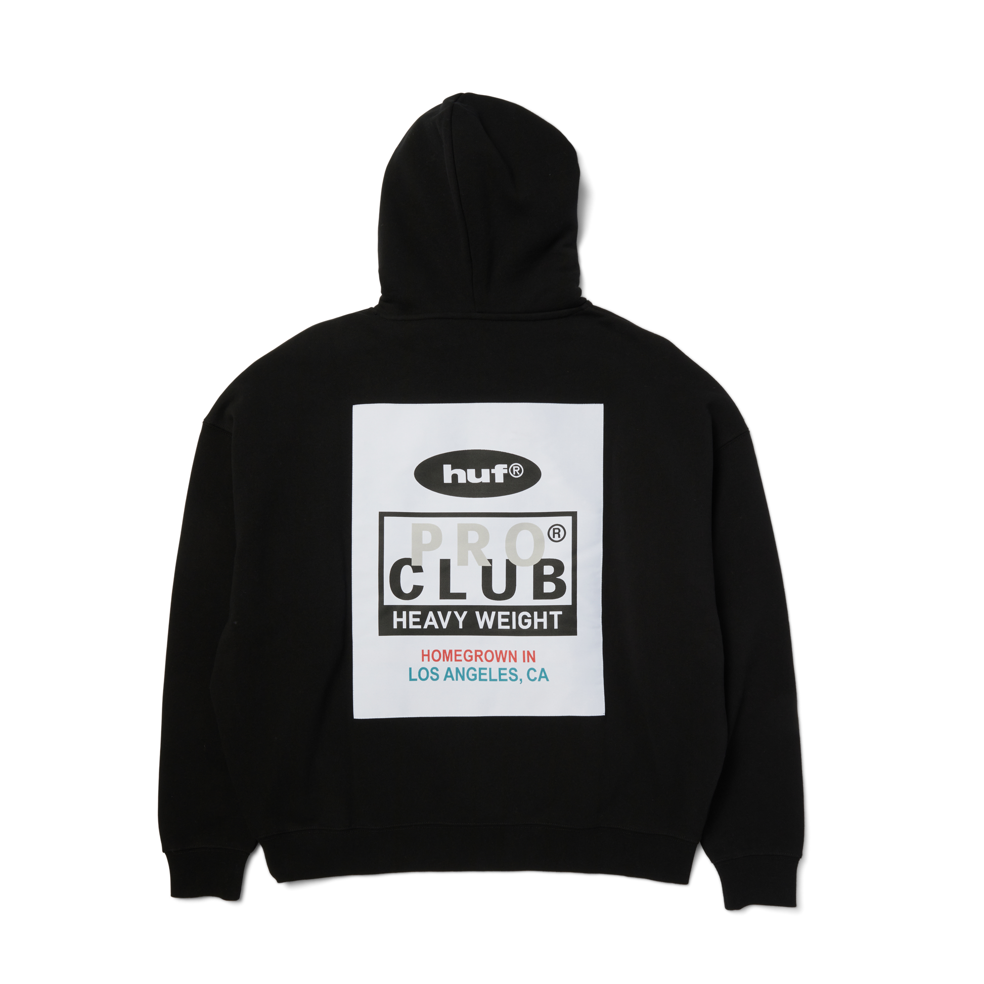 Huf x PROCLUB Heavyweight Hoodie Black