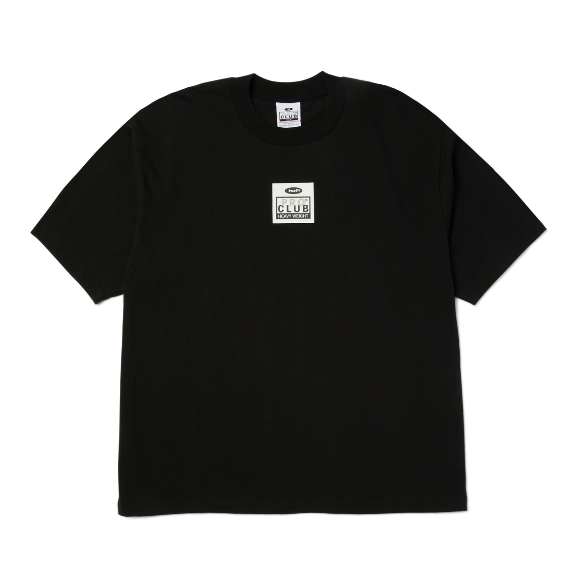 Huf x PROCLUB Heavyweight T-Shirt Black
