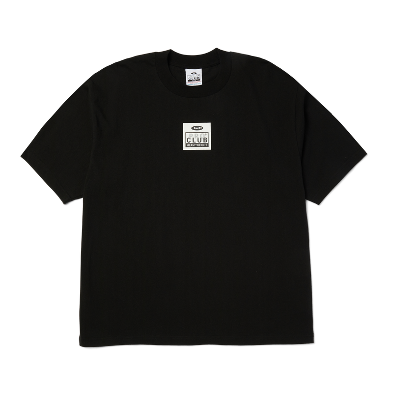 Huf x PROCLUB Heavyweight T-Shirt Black