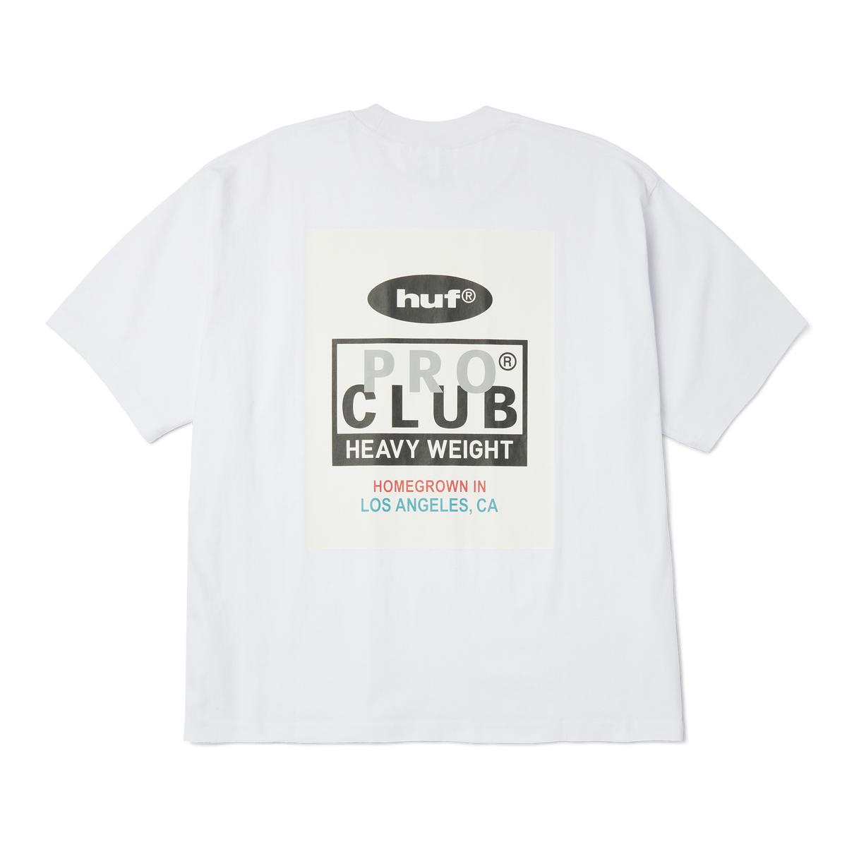 Huf x PROCLUB Heavyweight T-Shirt White