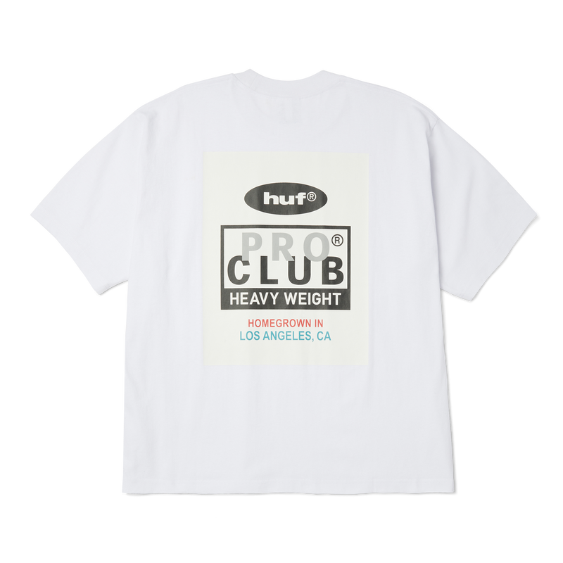 Huf x PROCLUB Heavyweight T-Shirt White