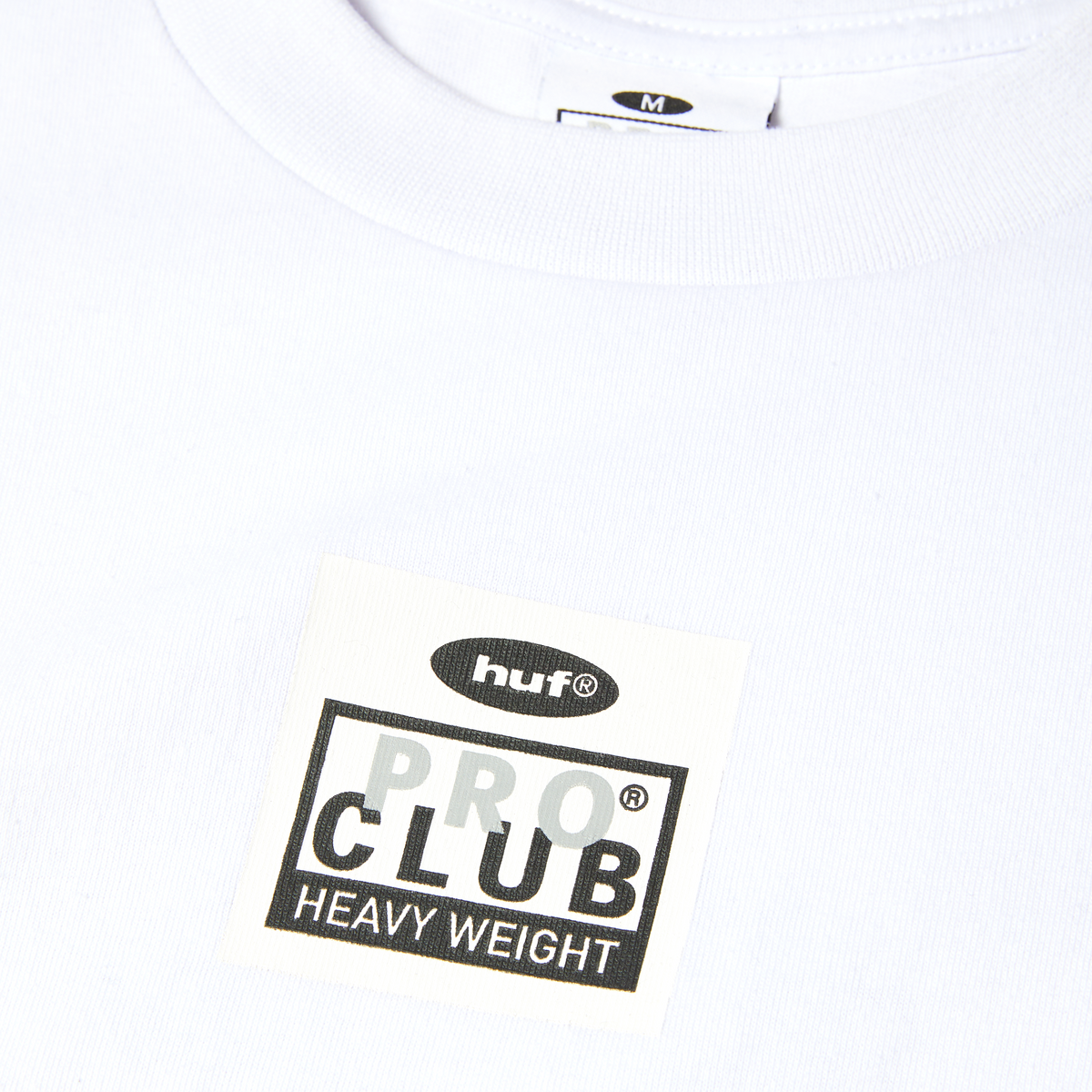 Huf x PROCLUB Heavyweight T-Shirt White