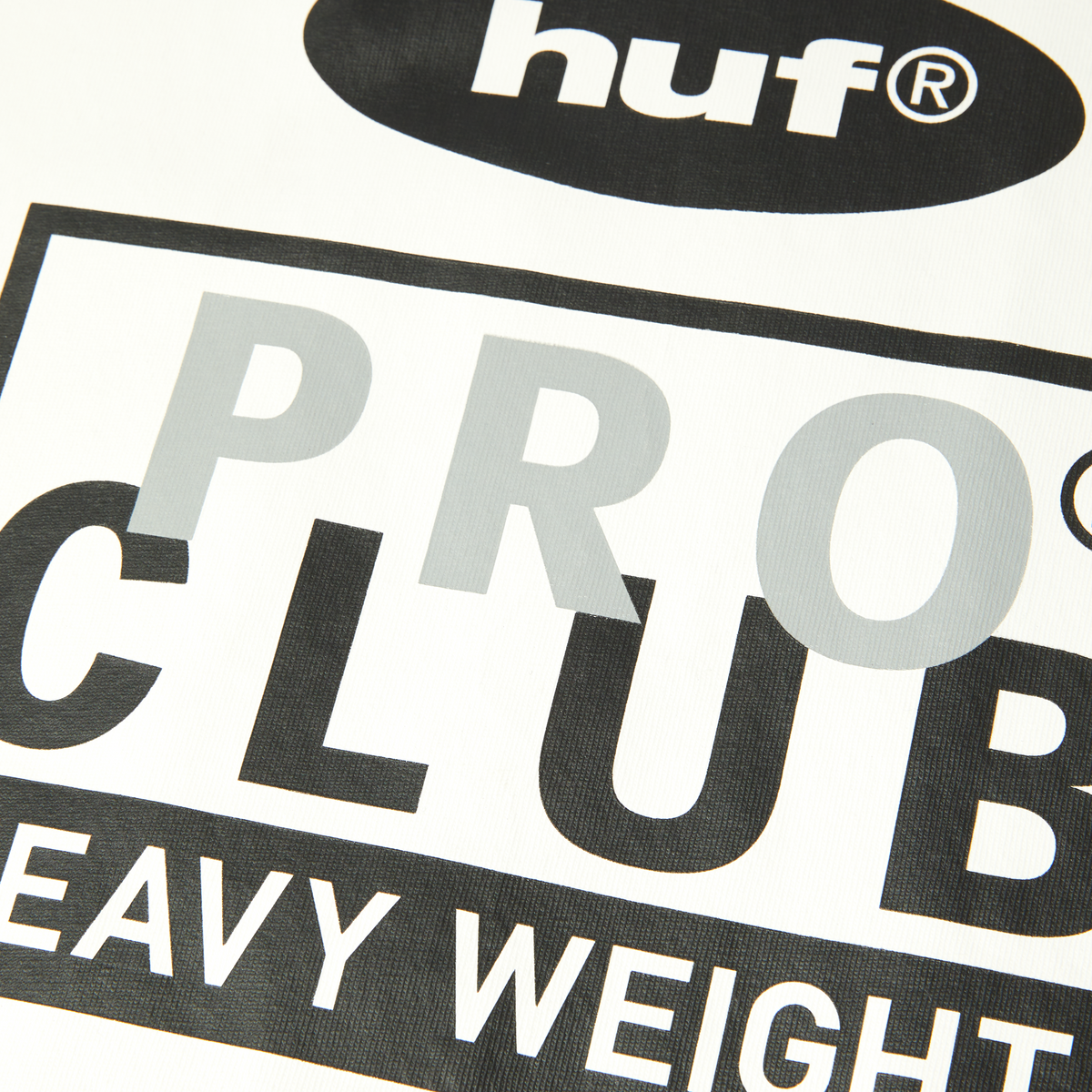 Huf x PROCLUB Heavyweight T-Shirt White
