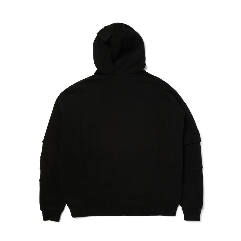 Huf x PROCLUB Multi Pocket Hoodie Black