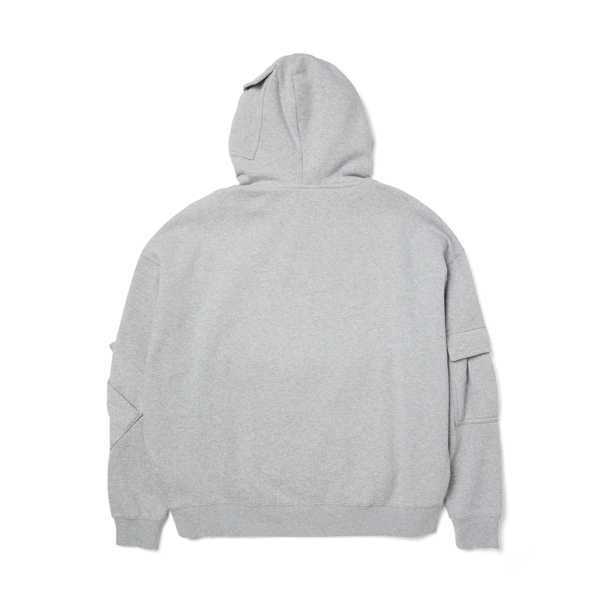 Huf x PROCLUB Multi Pocket Hoodie Heather Grey