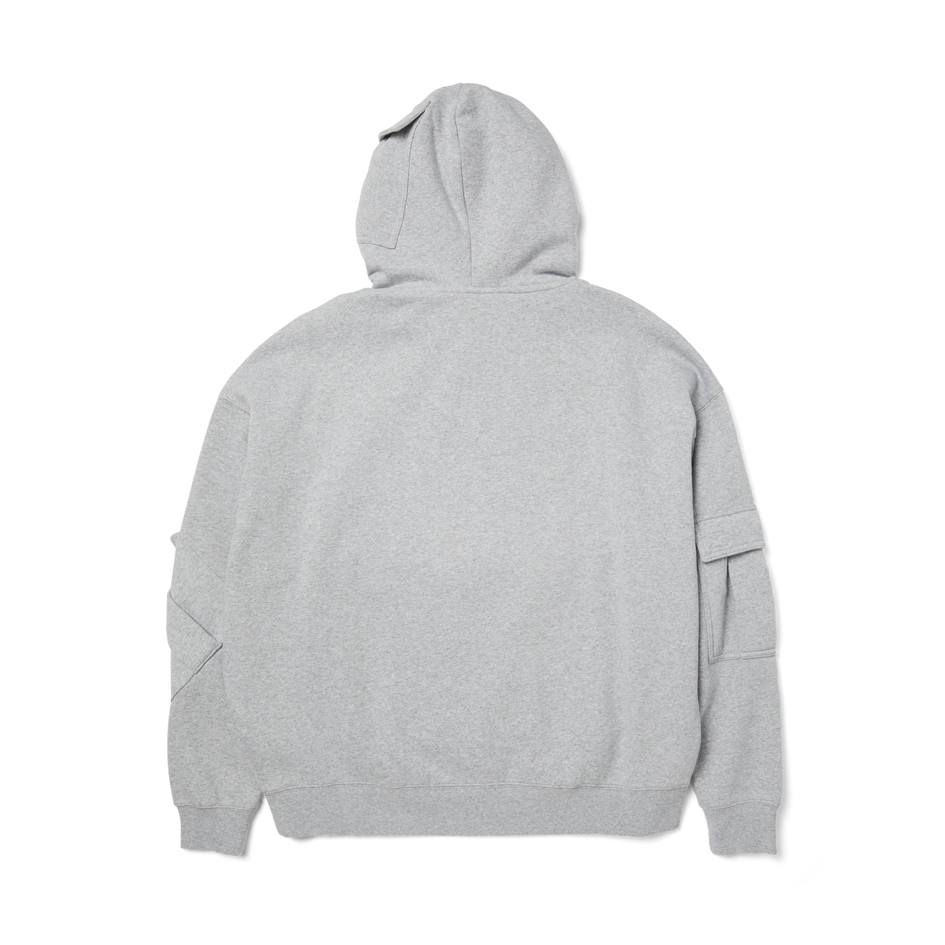 Huf x PROCLUB Multi Pocket Hoodie Heather Grey