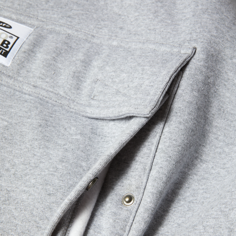 Huf x PROCLUB Multi Pocket Hoodie Heather Grey
