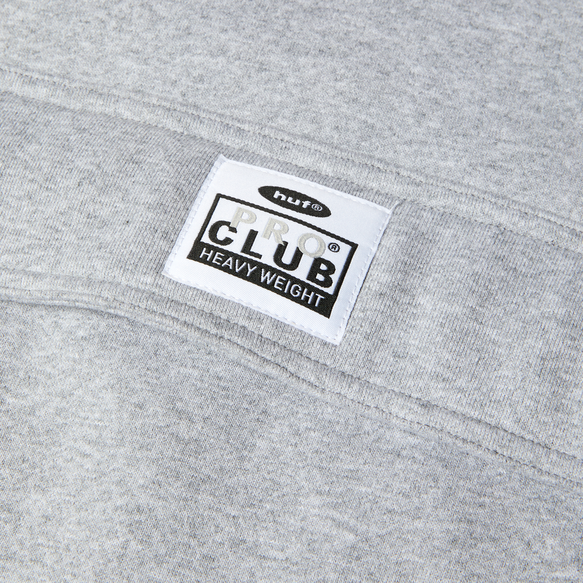 Huf x PROCLUB Multi Pocket Hoodie Heather Grey