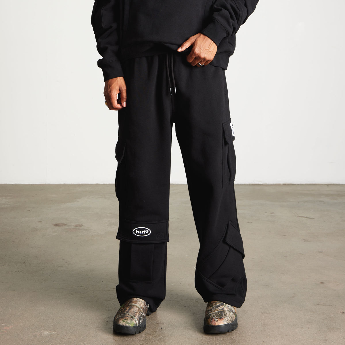 Huf x PROCLUB Multi Pocket Pant Black