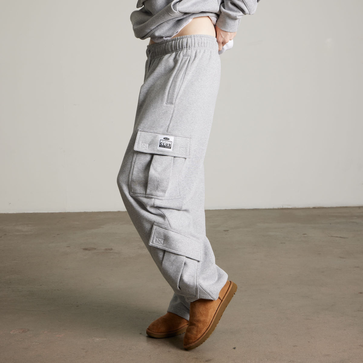 Huf x PROCLUB Multi Pocket Pant Heather Grey