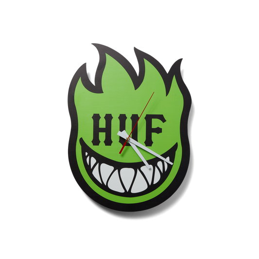 Huf Huf X Spitfire Bighead Clock Huf Green