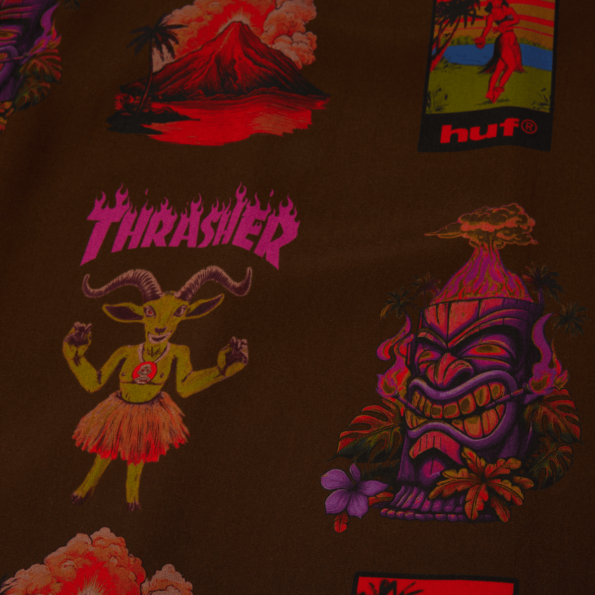 HUF x Thrasher Hawaiian Shirt - Multi