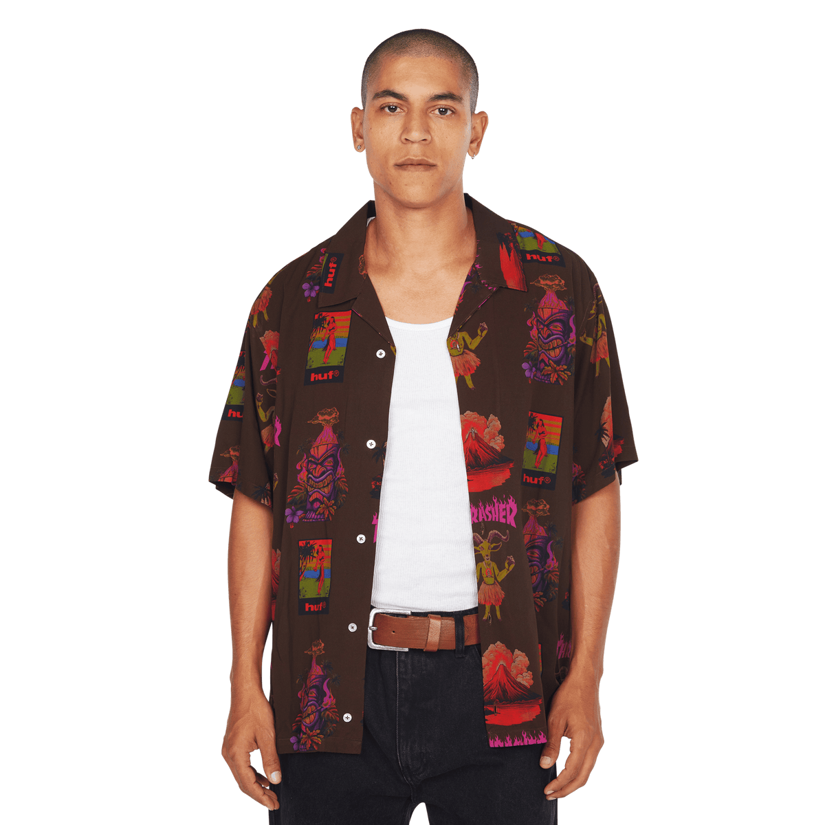 HUF x Thrasher Hawaiian Shirt - Multi