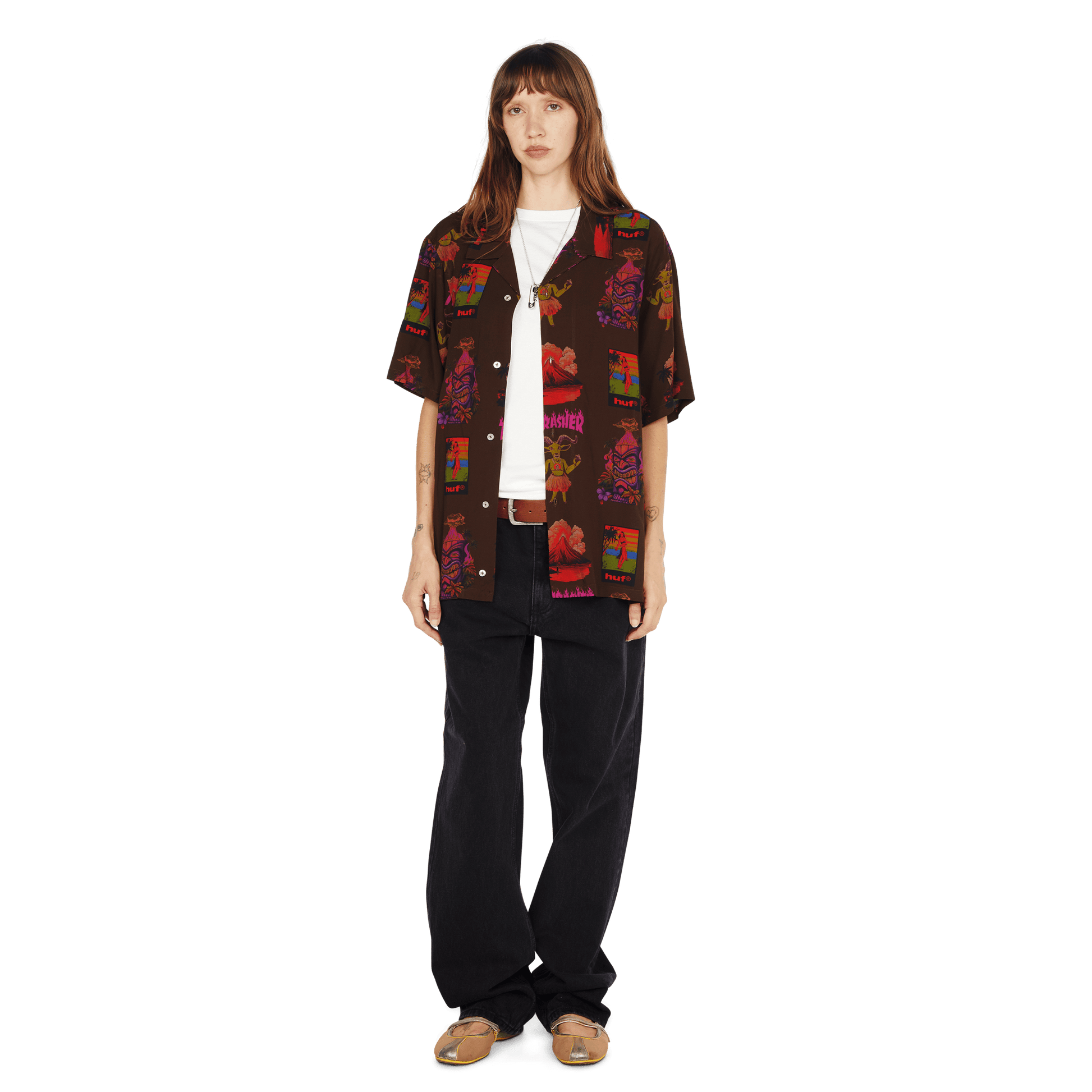 HUF x Thrasher Hawaiian Shirt - Multi