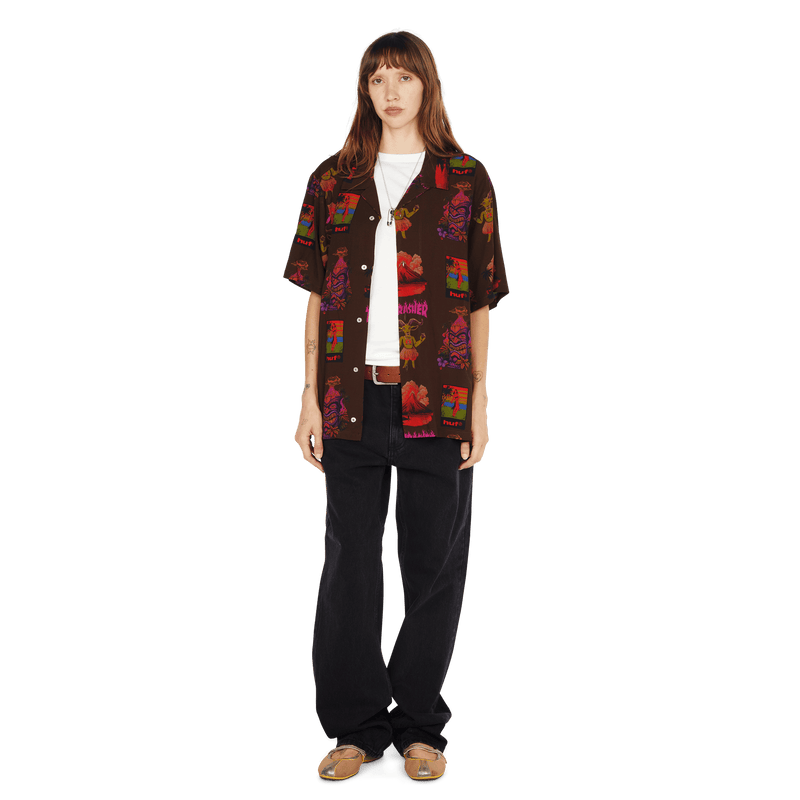 HUF x Thrasher Hawaiian Shirt - Multi