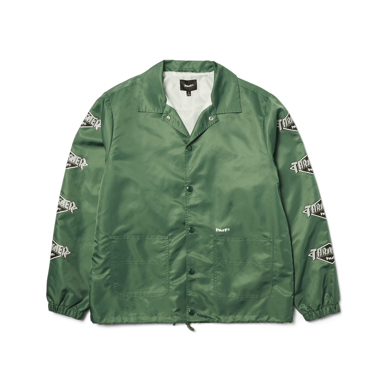 HUF x Thrasher Logo Jacket - Forest Green