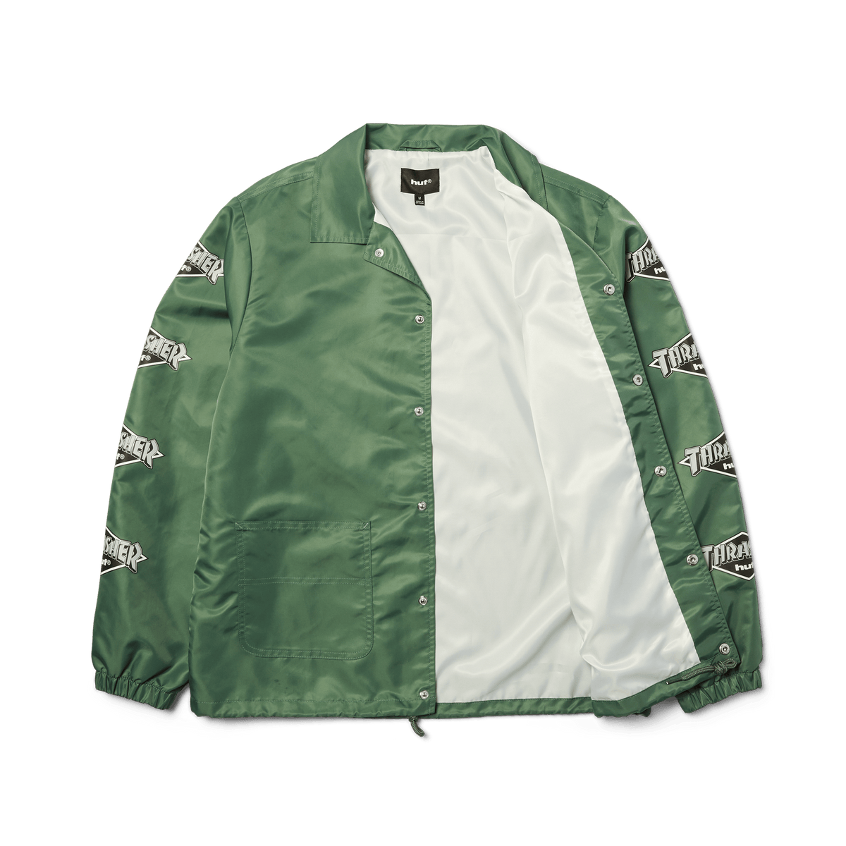 HUF x Thrasher Logo Jacket - Forest Green
