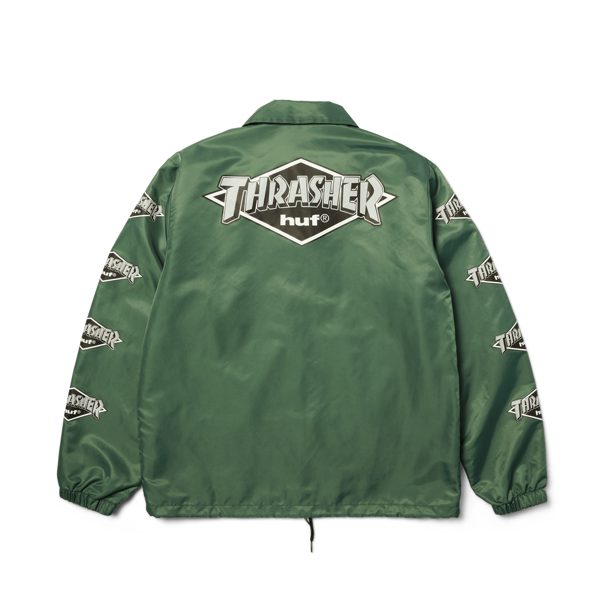 HUF x Thrasher Logo Jacket - Forest Green