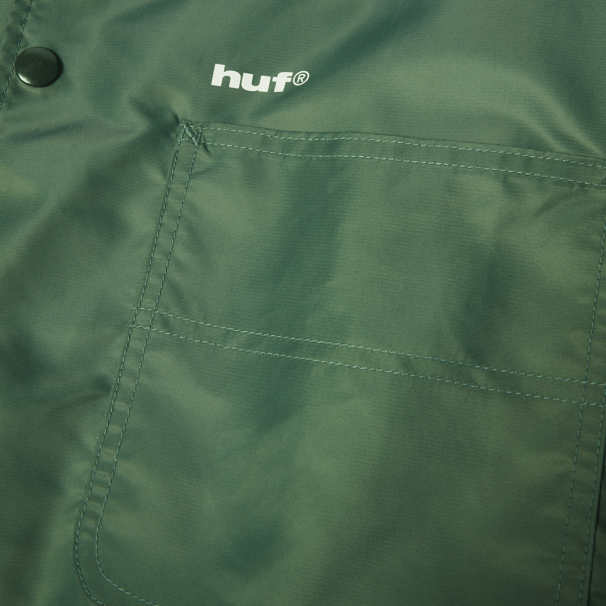 HUF x Thrasher Logo Jacket - Forest Green