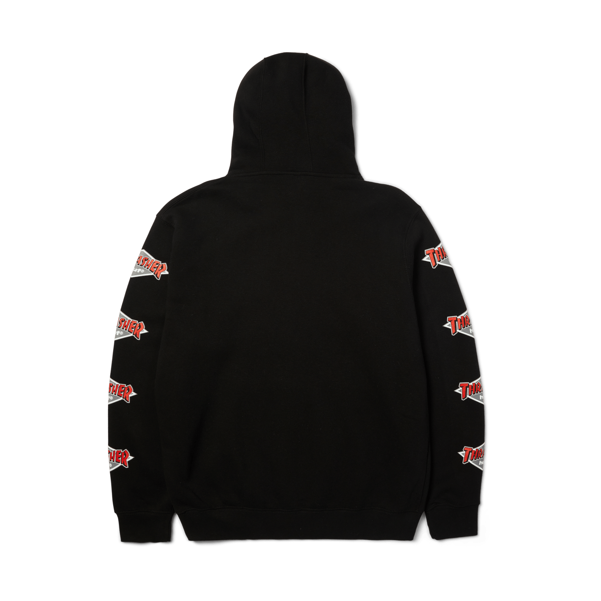 HUF x Thrasher Logo Hoodie - Black
