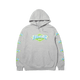 HUF x Thrasher Logo Hoodie - Heather Grey