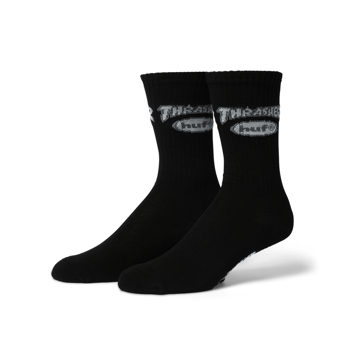 HUF x Thrasher Logo Sock - Black