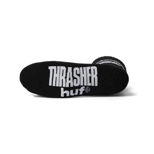 HUF x Thrasher Logo Sock - Black