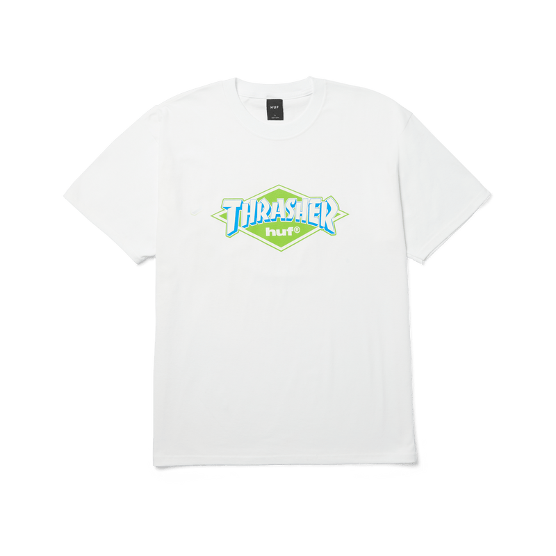 HUF x Thrasher Logo T-Shirt - White