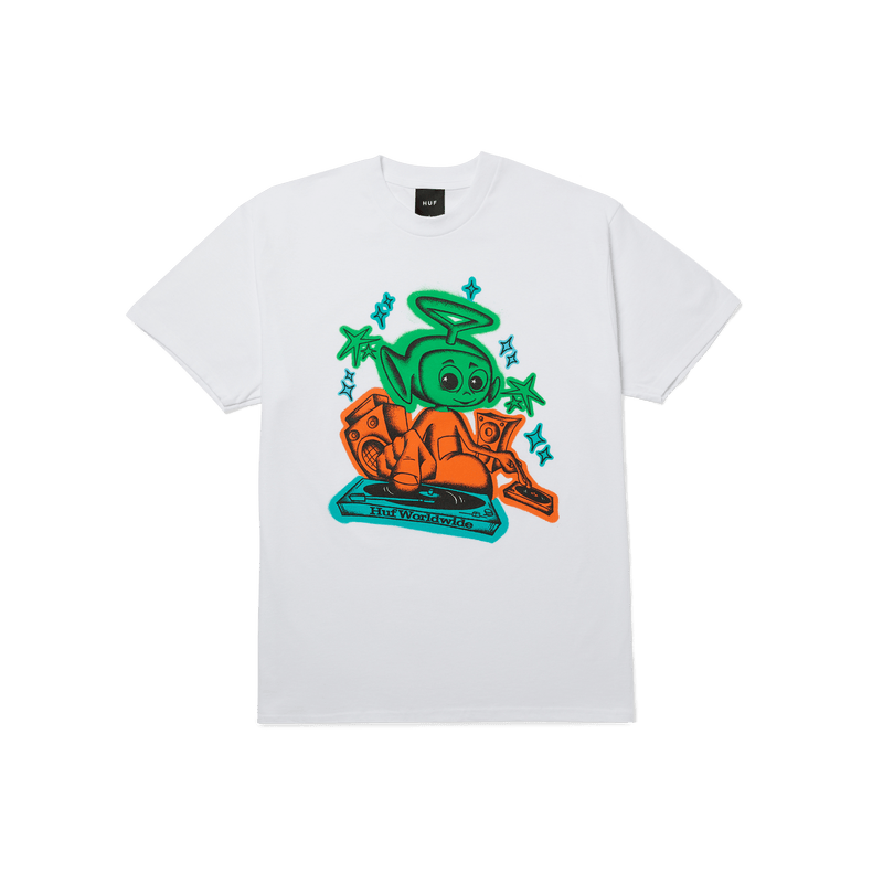 Huf I Know The DJ T-Shirt White