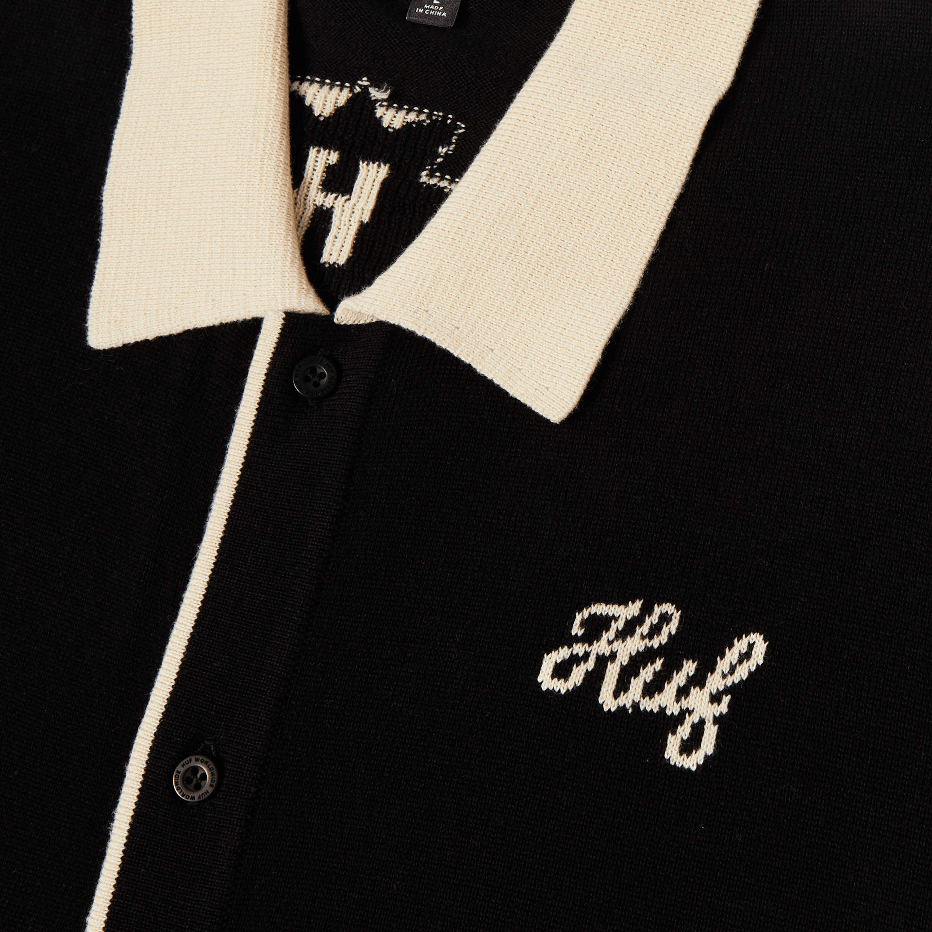 Huf Icarus Knit Top Black
