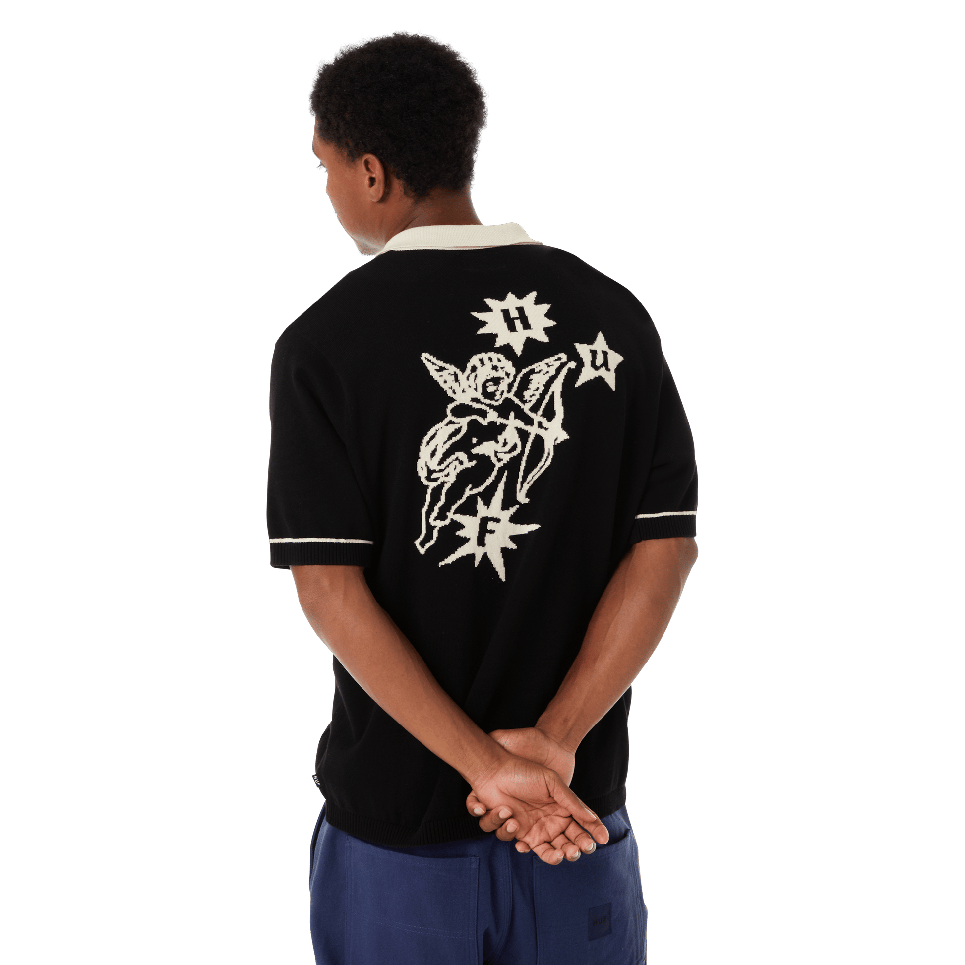 Huf Icarus Knit Top Black