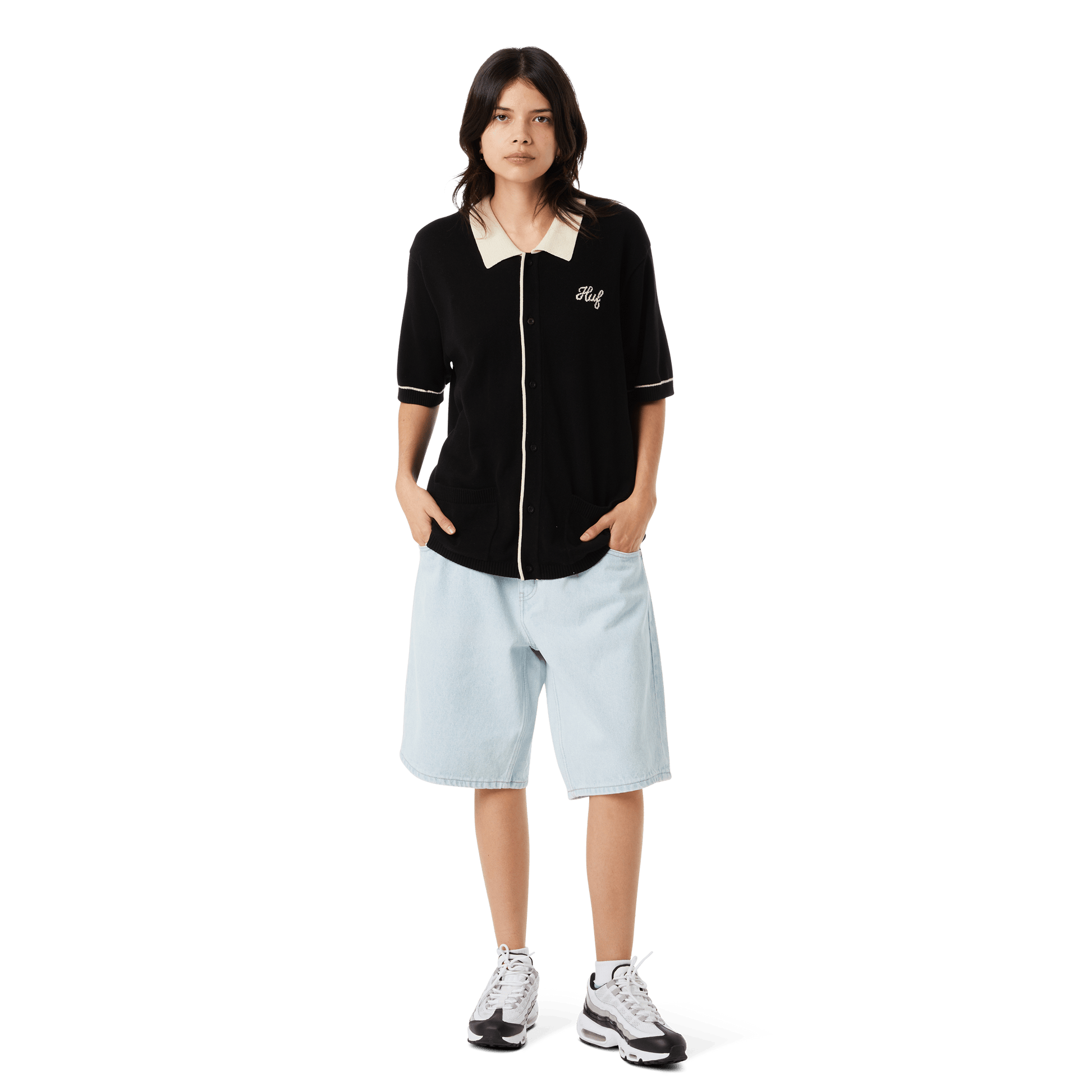 Huf Icarus Knit Top Black