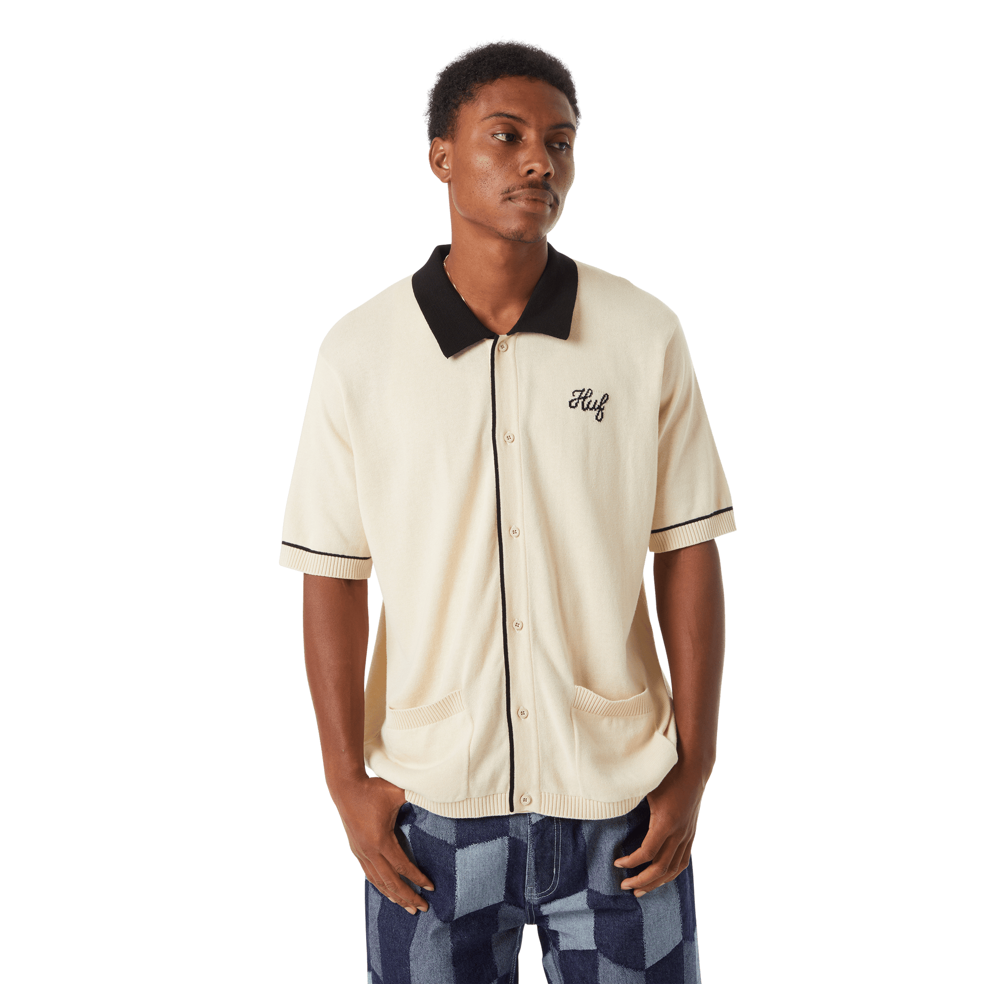 Huf Icarus Knit Top Natural