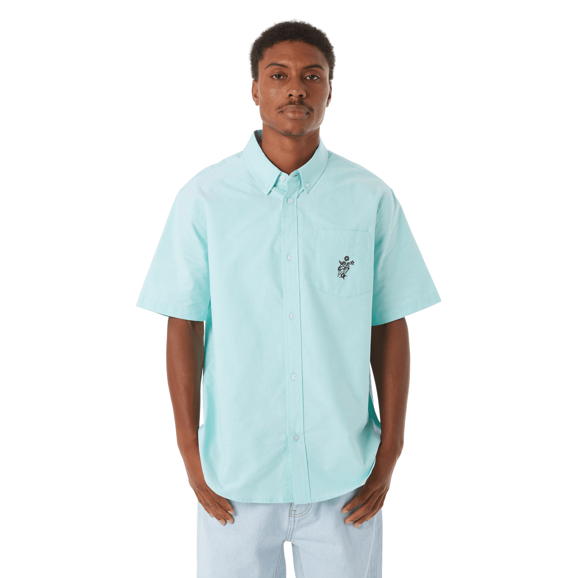 Huf Icarus Oxford Shirt Jade