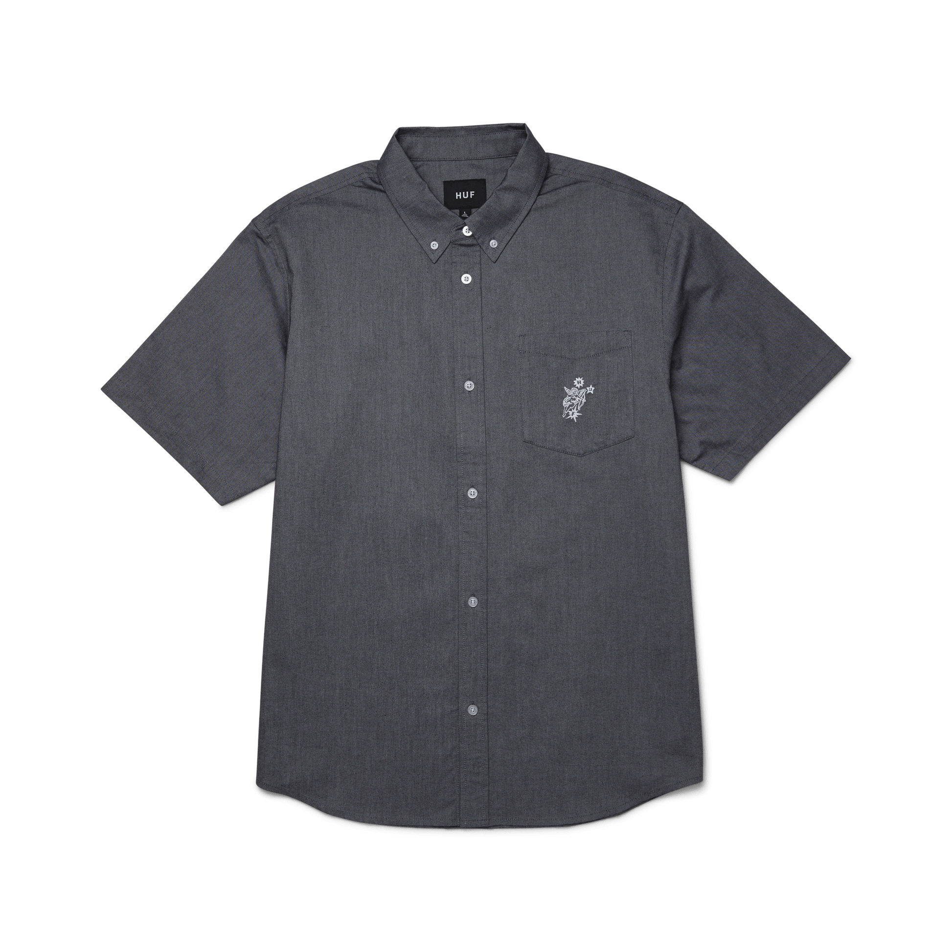 Huf Icarus Oxford Shirt Black