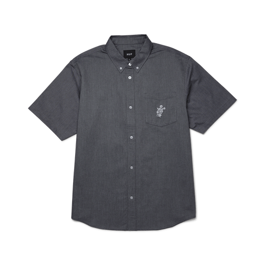 Huf Icarus Oxford Shirt Black