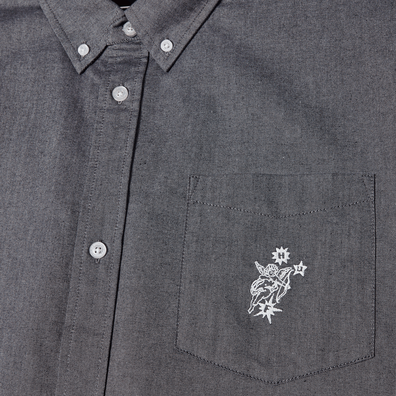 Huf Icarus Oxford Shirt Black